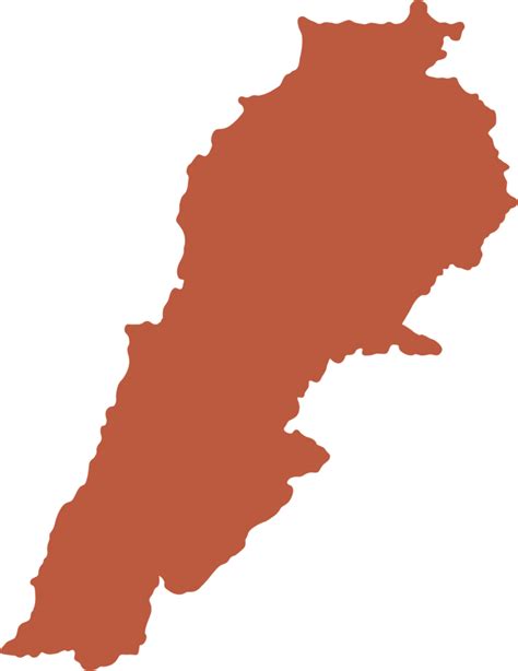 doodle dessin à main levée de la carte du liban 15116772 PNG