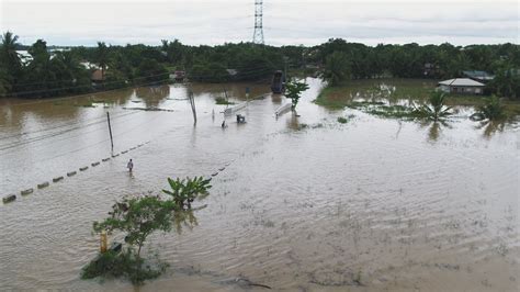 Look Parts Of Hermosa In Bataan Province Have Been Submerged In Floods