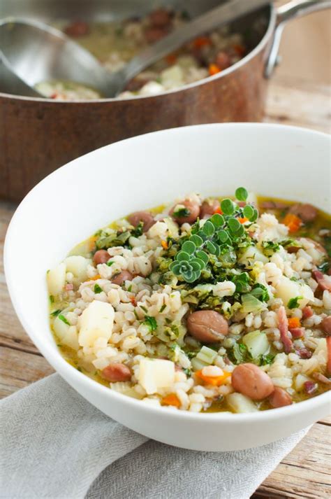 Minestra Di Orzo E Fagioli Delle Dolomiti Il Fior Di Cappero