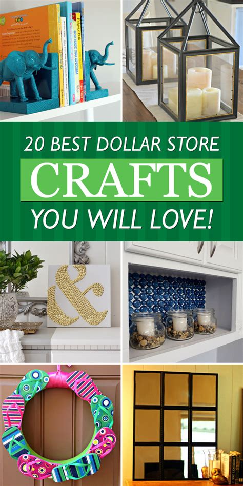 20 Best Dollar Store Crafts You Will Love!