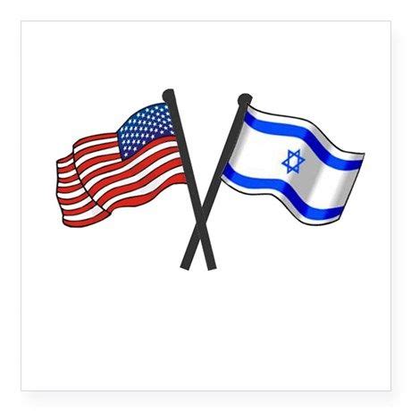 American Israeli Flags Sticker (Square) American Israeli Flag Sticker ...