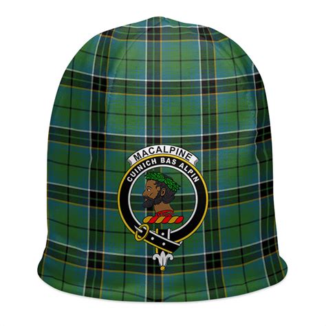 Macalpine Ancient Clan Badge Tartan Beanie Celticprime