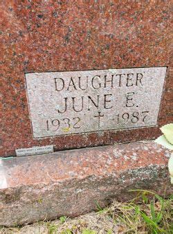 June Elizabeth Walters 1932 1987 Find A Grave Memorial