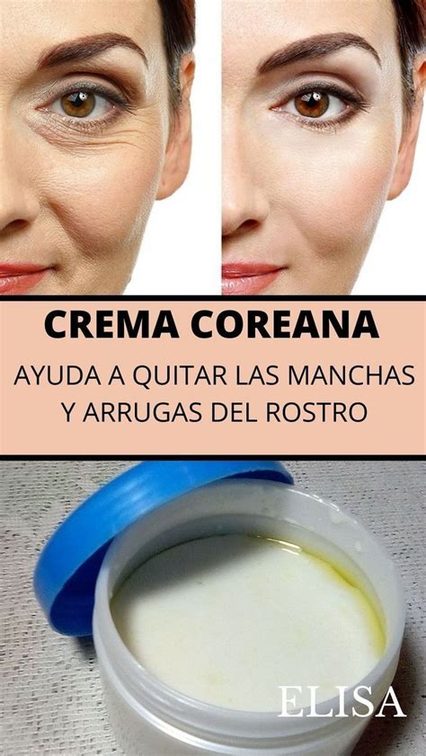 Crema Coreana Casera Para Eliminar Las Manchas Y Quitar Las Arrugas