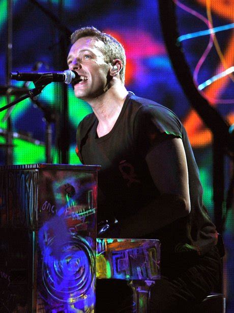 Chris Martin plays the piano for 'Paradise'. - Coldplay Perform at the ...