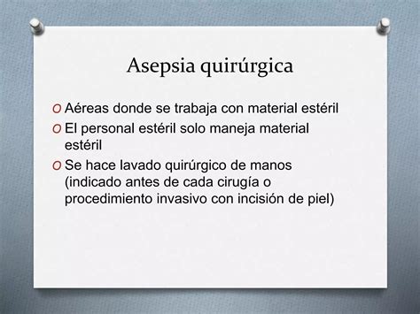 Asepsia Y Antisepsia Ppt Descarga Gratuita