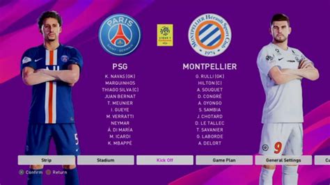 PES PSG vs Montpellier PS4 Phố 8x Gaming YouTube