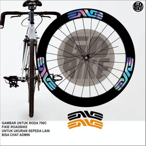 Jual Stiker Velg Sepeda C Sticker Rims Sepeda Fixie Roadbike