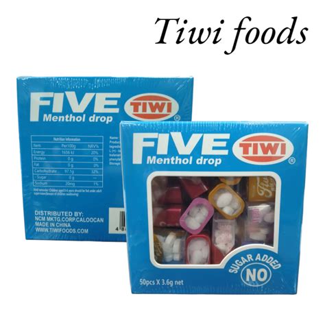 Tiwi Five Menthol Drop Pcs Lazada Ph