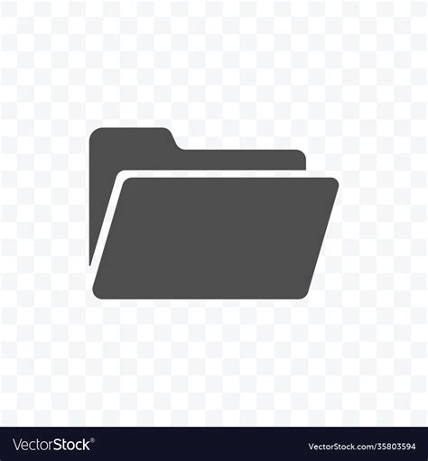 Opened Folder Icon In Cute Color Style Transparent Desktop Folder Icon