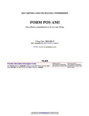 Fillable Online FORM POS AMI Fax Email Print PdfFiller