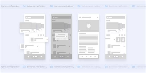 Mobile App Low-Fi Wireframe | Figma