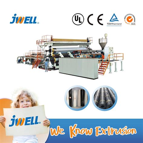 Jwell Tpo Pvc Eva Pe Waterproof Sheet Plate Panel Board Tray Extrusion