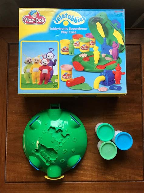 Teletubbies Play Doh Tubbytronic Superdome Play Case 1999 RARE! Molds ...