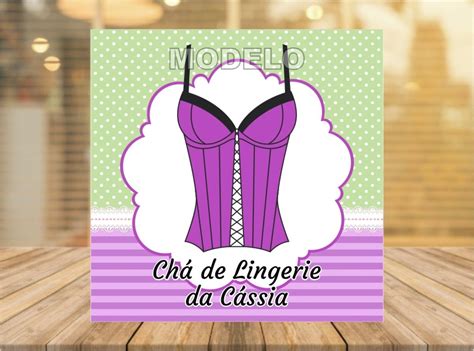 Adesivo Caixa Acr Lica Ch De Lingerie Elo Produtos Especiais