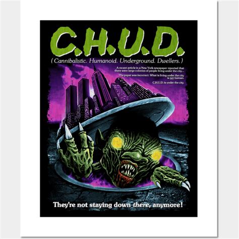 Chud Horror Classic 80 Movies Chud Posters And Art Prints TeePublic