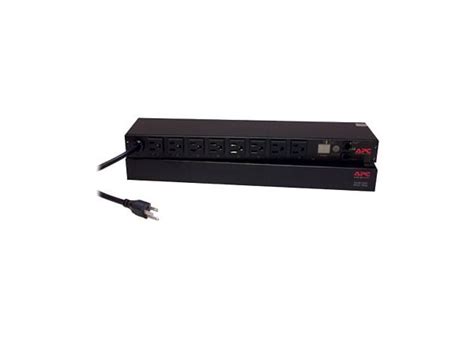 APC Switched Rack PDU 1U, 15A, (8) 5-15, 120V - AP7900B - Power Strips ...