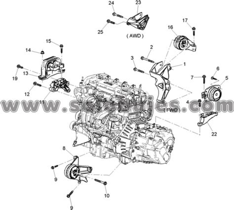 Buje Soporte Motor Delantero Captiva 2 4 2018 Solobujes