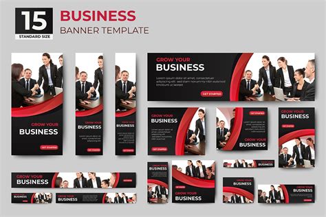 Business Web Banner Templates Graphic by primadona · Creative Fabrica