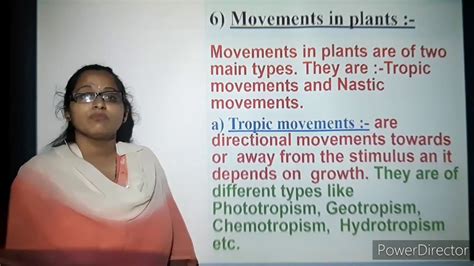 X Standard Science Chapter Control And Coordination Part Youtube