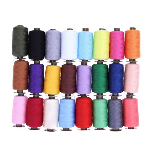 24 Verschillende Kleuren 1000 Yard Polyester Bordu Grandado