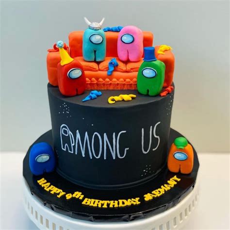 38 Cute Among Us Cake Ideas The Crewmates Among Us