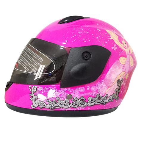 Casco De Moto Para Niñas En Rosa Chicle Cascos De Moto Perú