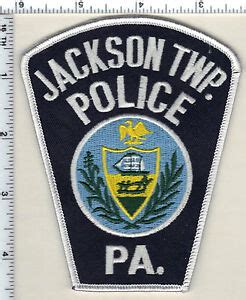 Jackson Township Police (Pennsylvania) Shoulder Patch from 1997 | eBay