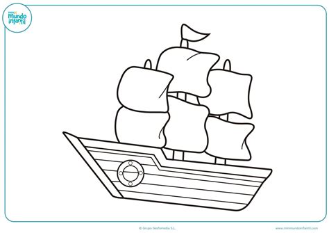 Dibujos De Barcos Para Colorear Pirata Veleros