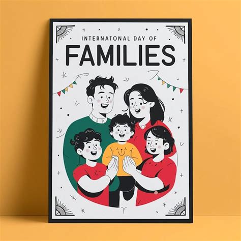 Premium Photo | International Day Of Families Poster Design