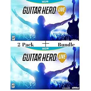 Amazon Guitar Hero Live 2 Pack Bundle Wii U