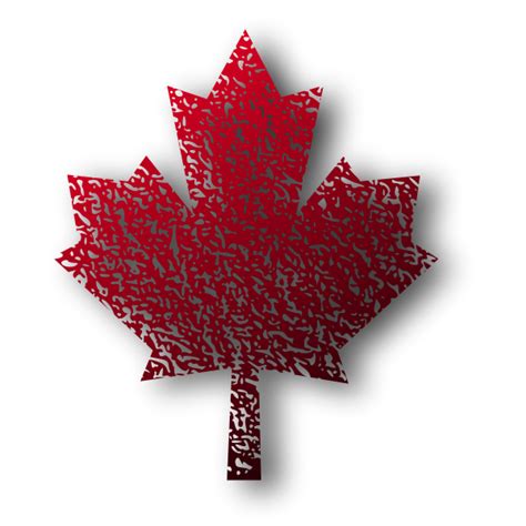 Canadian Maple Leaf Vector Drawing Free Svg