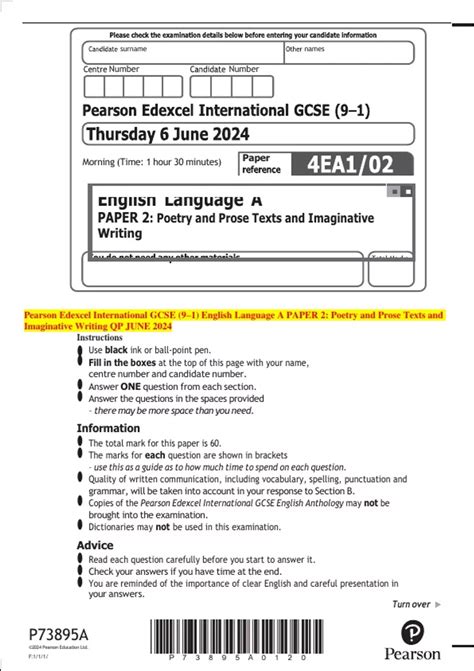 Edexcel International Gcse 9 1 English Literature 4