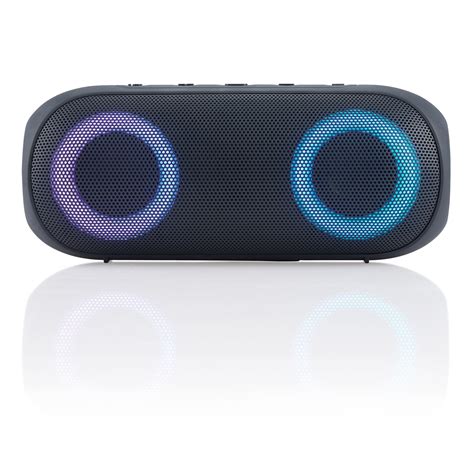 Onn Wireless Bluetooth Speaker With Led Lighting Greystone Walmart