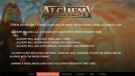 Mtg Announces New Mtg Arena Format Alchemy