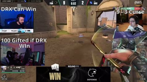 Sen Shroud And Sen Tarik React On 9 3 Curse DRX Vs FUR VCT YouTube