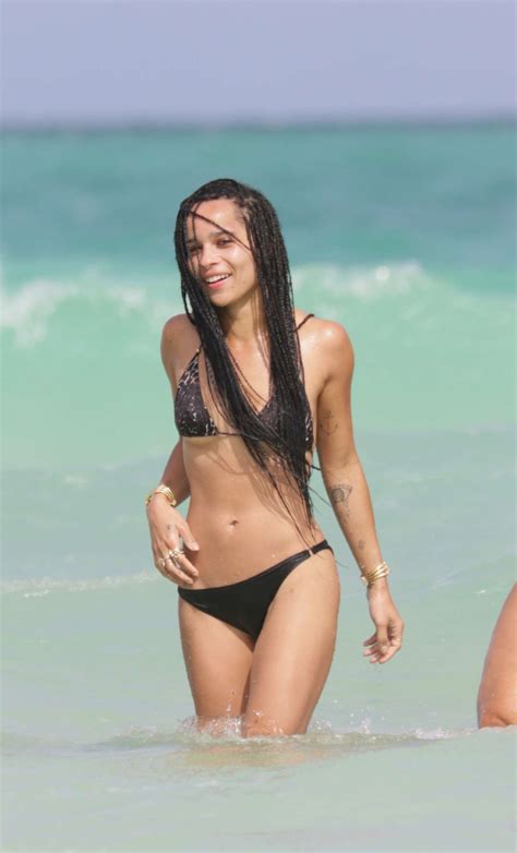 Zoe Kravitz Bikini Candids In Miami GotCeleb