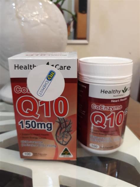 ThuỐc BỔ Tim Healthy Care Coenzyme Q10 150mg 100 ViÊn Anh Thư Hàng Đức