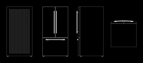 Frigorifero In Autocad Libreria Cad