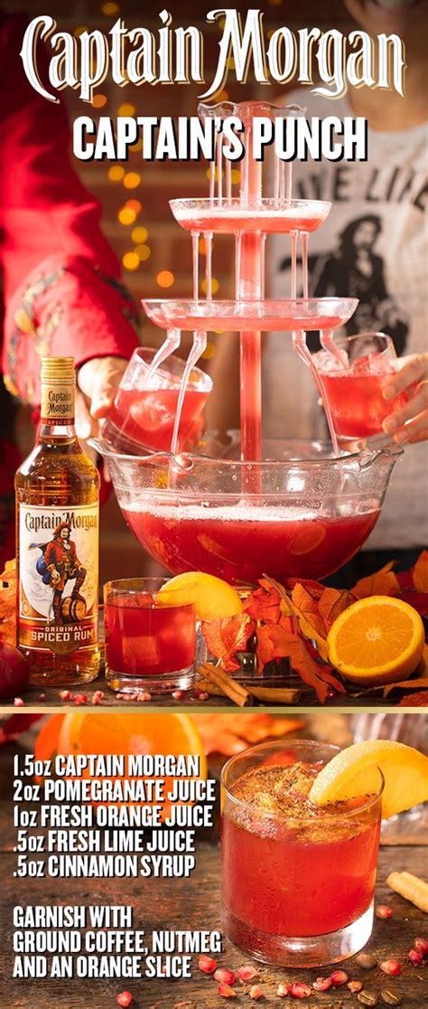 24 best Captain Morgan Cocktails images on Pinterest | Cocktail recipes ...