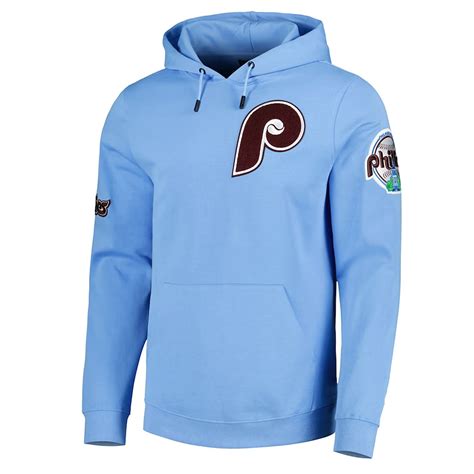 Fleece Pullover Team Logo Phillies Powder Blue Hoodie