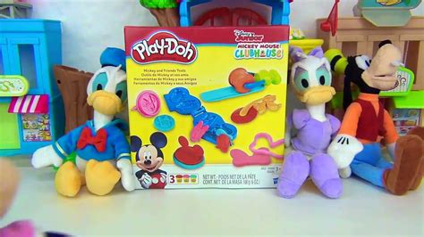 Mickey Mouse Clubhouse Friends Pals Play Doh Toy Mold Complete Set Surprise Minnie Pluto Goofy