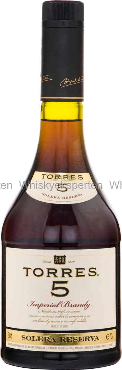 Torres 5 Solera Reserva Brandy