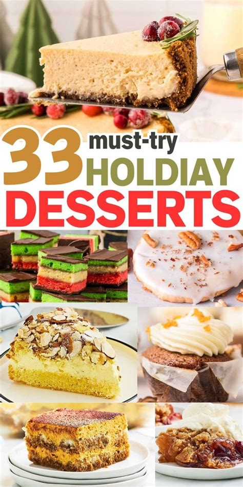 33 Easy Holiday Desserts to Make This Season