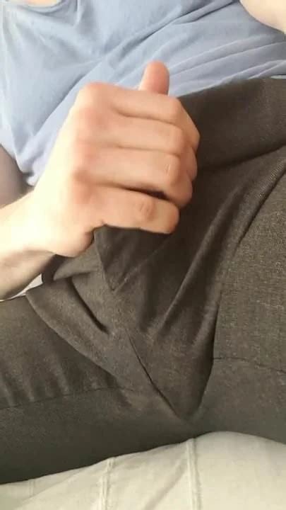 Pulling Out And Stroking My Cock Through Zipper Gay Man Porn XHamster