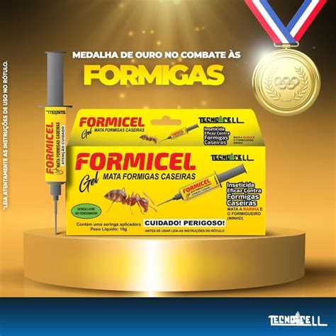 Kit Veneno Mata Formiga Caseiras Formicel Gel G Parcelamento