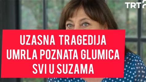 Užasna TRAGEDIJA Javljeno da je umrla POZNATA glumica svi van sebe