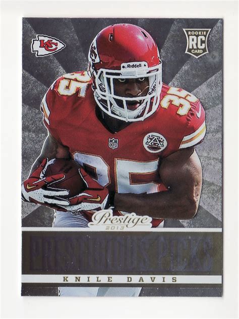 2013 Prestige Prestigious Picks Gold 36 Knile Davis RC Flat S H EBay