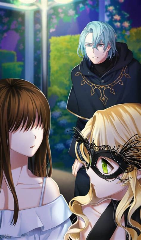 V Rika And Mc Parejas De Fantasía Mystic Messenger Personajes