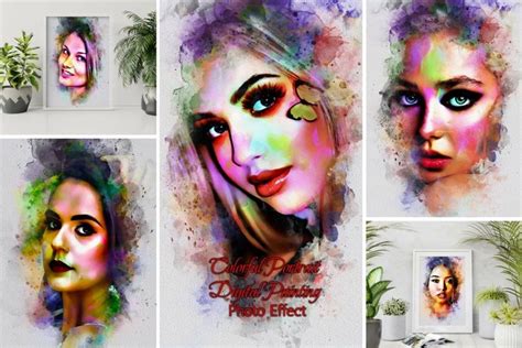 Colorful Portrait Digital Painting